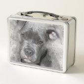 Waterverf met platter-effect Schilting Pit Bull Do (Achterkant)