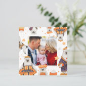 Waterverf met prettige kerst Kute Polar Beer Foto (Staand voorkant)