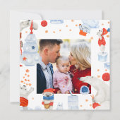 Waterverf met prettige kerst Kute Polar Beer Foto (Voorkant)