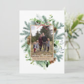 Waterverf met prettige kerstdagen (Staand voorkant)