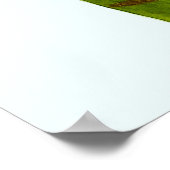 Waterverf met rode bessen Kerstmis Poster (Hoek)