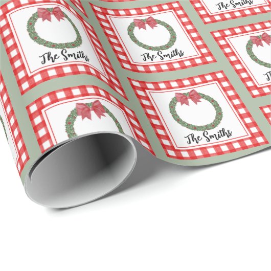 Waterverf met rode romp op maat cadeaupapier (Rol Hoek)