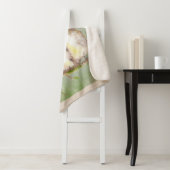 Waterverf met ruggenmergvogels sherpa deken (In situ)