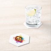 Waterverf met sleuf kartonnen onderzetters (Insitu)