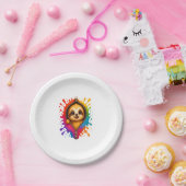 Waterverf met sleuf papieren bordje (Feest)