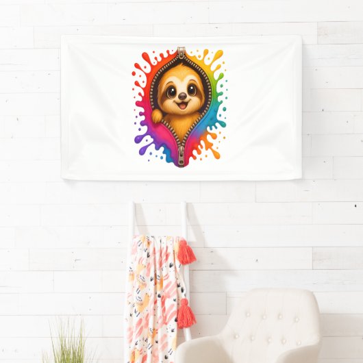 Waterverf met sleuf spandoek (Insitu)