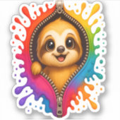 Waterverf met sleuf sticker (Voorkant)