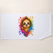 Waterverf met sleuf strandlaken (Voorkant)