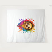 Waterverf met sleuf wandkleed (Voorkant (horizontaal))