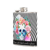 Waterverf met strepen heupfles (Links)