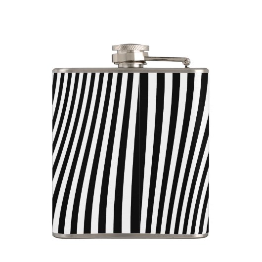 Waterverf met strepen heupfles (Achterkant)