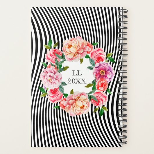 Waterverf met strepen planner (Achterkant)