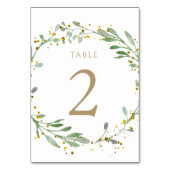 waterverf met tabel nummer 2 kaart (Voorkant)