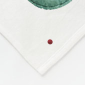 Waterverf met Titelmuis - kerstontwerp Fleece Deken (Hoek)