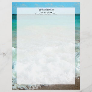 Waterverf met trilling briefhoofd ontwerp