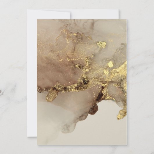 Waterverf met uitnodiging tot het indienen van gou (Achterkant)