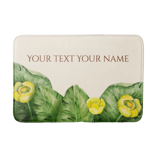 waterverf met waterlust badmat (Voorkant)