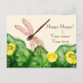 waterverf met waterlust briefkaart (Voorkant)