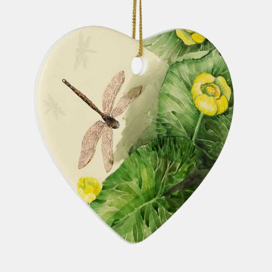 waterverf met waterlust keramisch ornament (Rechts)