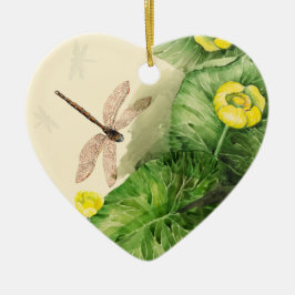 waterverf met waterlust keramisch ornament