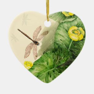 waterverf met waterlust keramisch ornament