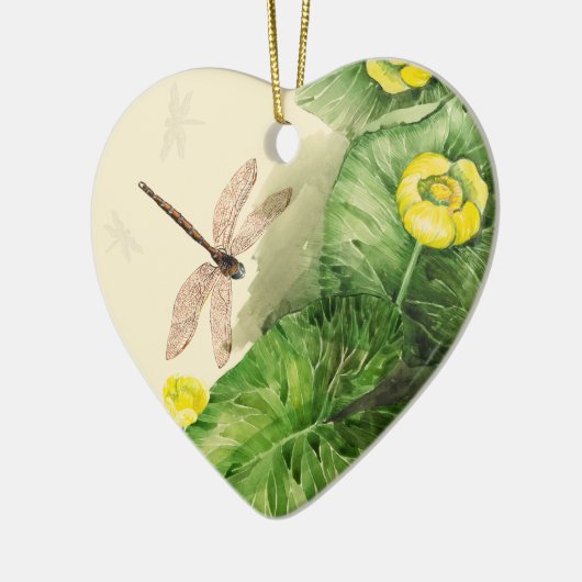 waterverf met waterlust keramisch ornament (Links)