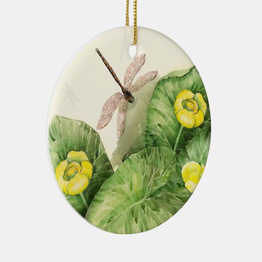 waterverf met waterlust keramisch ornament (Rechts)