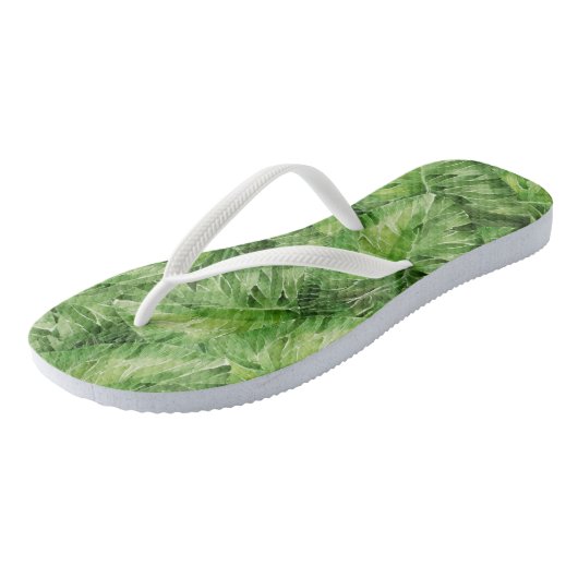 waterverf met waterlust teenslippers (Schuin)