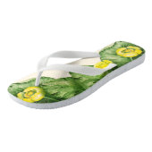 waterverf met waterlust teenslippers (Schuin)