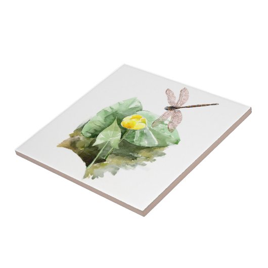 waterverf met waterlust tegeltje (Zijkant)