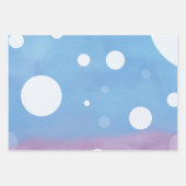 Waterverf met witte vlekken 1 vellen inpakpapier (Voorkant 2)