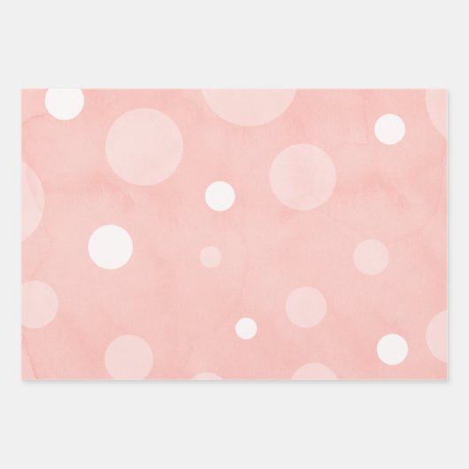 Waterverf met witte vlekken 1 vellen inpakpapier (Voorkant)