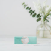 Waterverf met zanddollar Mini Visitekaartje (Staand voorkant)