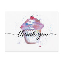 Waterverf met zoete taart Geen logo bakkerij