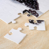 Waterverf met zwarte bessen legpuzzel (Zijkant)