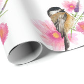 Waterverf met zwarte cichorei cadeaupapier (Rol Hoek)