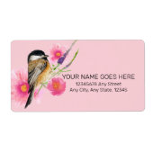 Waterverf met zwarte cichorei-label etiket (Voorkant)