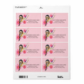 Waterverf met zwarte cichorei-label etiket (Full Sheet)