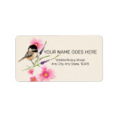 Waterverf met zwarte cichorei-label etiket (Voorkant)