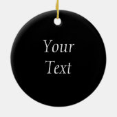 Waterverf met zwarte lampvoet keramisch ornament (Achterkant)