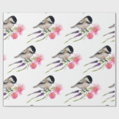 Waterverf met zwarte luifel en luifel cadeaupapier (Vlak)