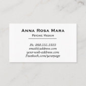 *~* Waterverf Metafysisch Psychisch Middelgrote Re Visitekaartje (Achterkant)