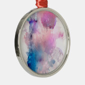 Waterverf Metalen Ornament (Rechts)