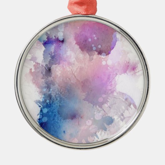 Waterverf Metalen Ornament (Voorkant)