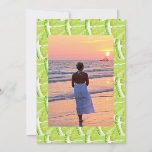 Waterverf Mexicaan Fiesta Celebration of Life Kaart (Achterkant)