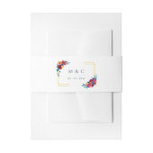 Waterverf Mexicaans Fiesta Bloemhuwelijk Uitnodigingen Wikkel (Voorkant Voorbeeld)