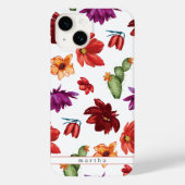 Waterverf Mexicaanse Fiesta Flower Case-Mate iPhone Case (Achterkant)