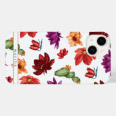 Waterverf Mexicaanse Fiesta Flower Case-Mate iPhone Case (Achterkant (horizontaal))