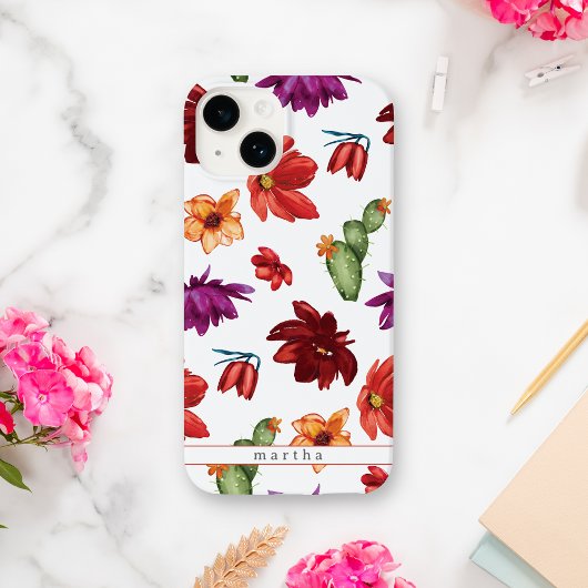 Waterverf Mexicaanse Fiesta Flower Case-Mate iPhone Case