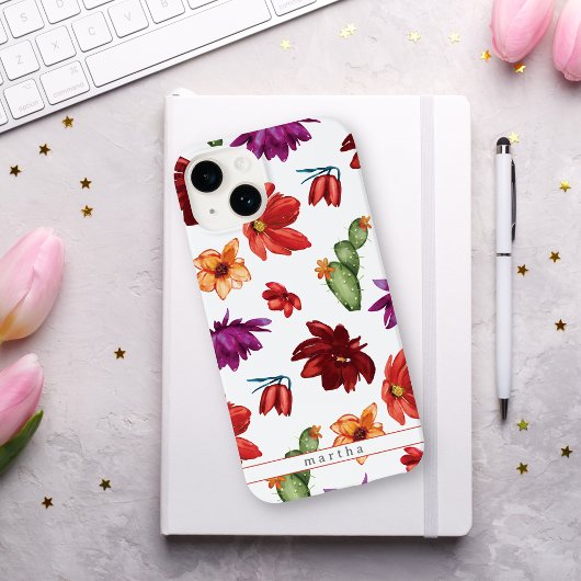 Waterverf Mexicaanse Fiesta Flower Case-Mate iPhone Case
